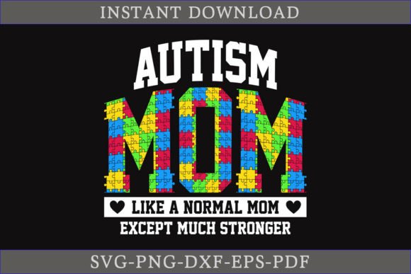 Autism Mom Like a Normal Mom SVG Review