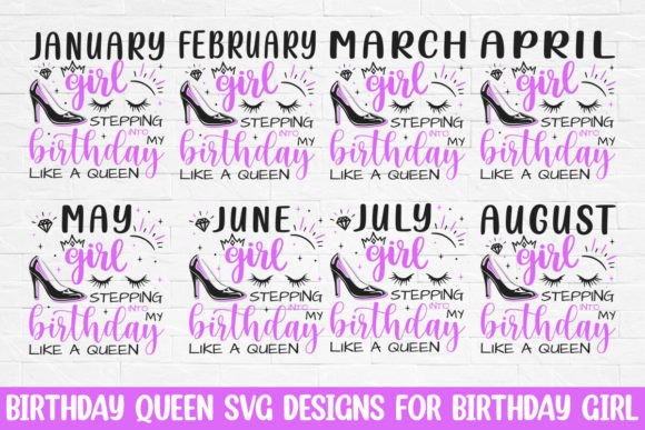 Birthday Queen SVG Designs: A Must for Graphics and Crafts