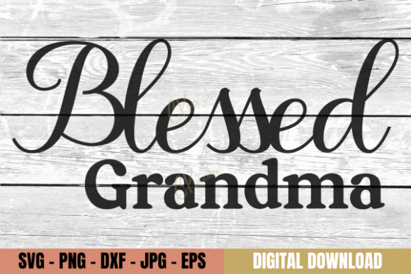 Blessed Grandma Heartfelt SVG: A Graphics Gem for Crafts