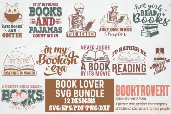 Book SVG Bundle Design: A Versatile Asset for Creative Crafts and Graphics