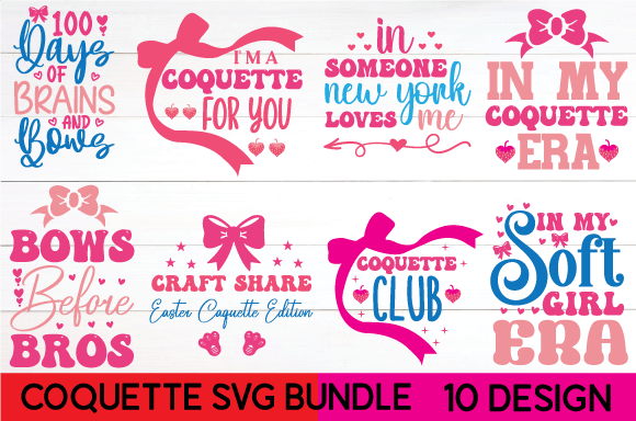Coquette Svg Bundle: A Versatile Graphics Asset for Crafts