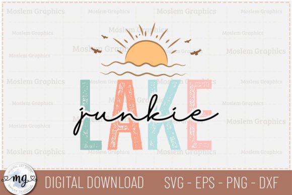 Lake Junkie - Lake SVG: Perfect for Local Crafts & Graphics