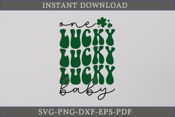 One Lucky Baby SVG: A Perfect Addition for Graphics and Crafts