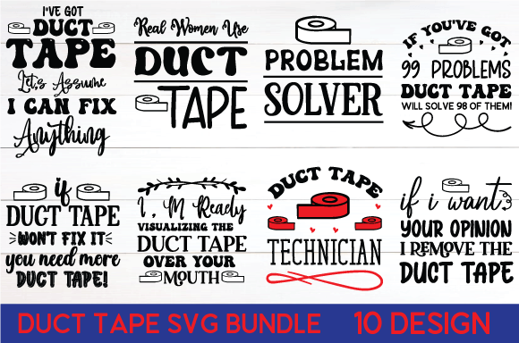 Review: Duct Tape Svg Bundle for Graphics and Crafts