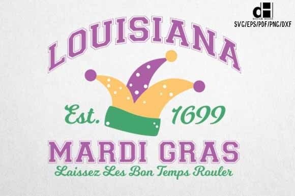 Review: Mardi Gras Louisiana SVG PNG for Graphics and Crafts
