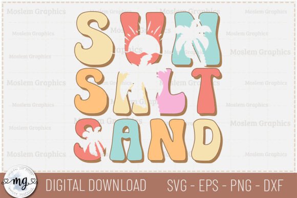 Review: Sun Salt Sand - Retro Summer SVG for Local Branding