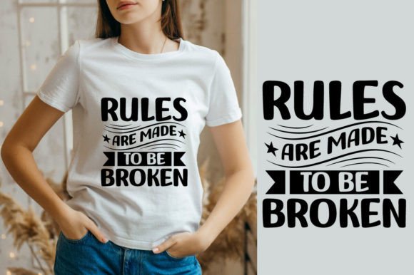 Rules Are Made to Be Broken SVG Design