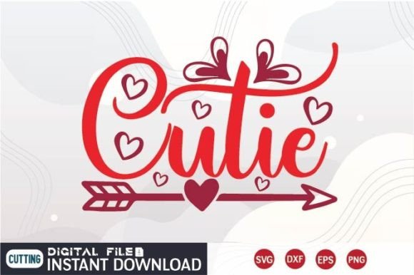 Valentine Cutie Svg: A Charming Graphics Asset for Crafts